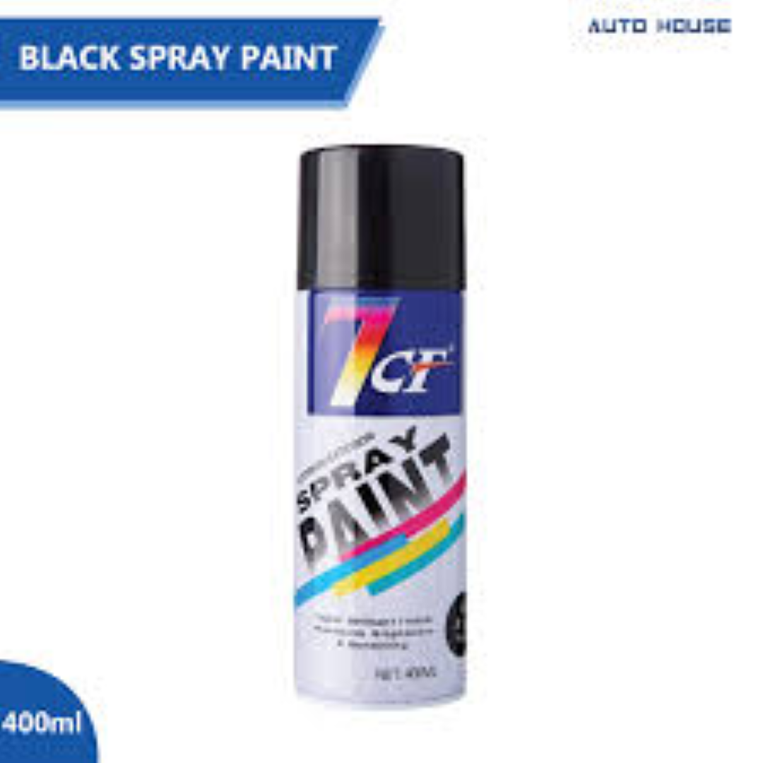 SPRAY PAINT BLACK 400ML
